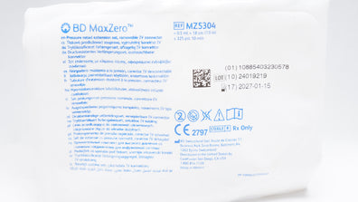 BD MZ5304 MaxZero Pressure Rated Extension Set, Removable IV Connector
